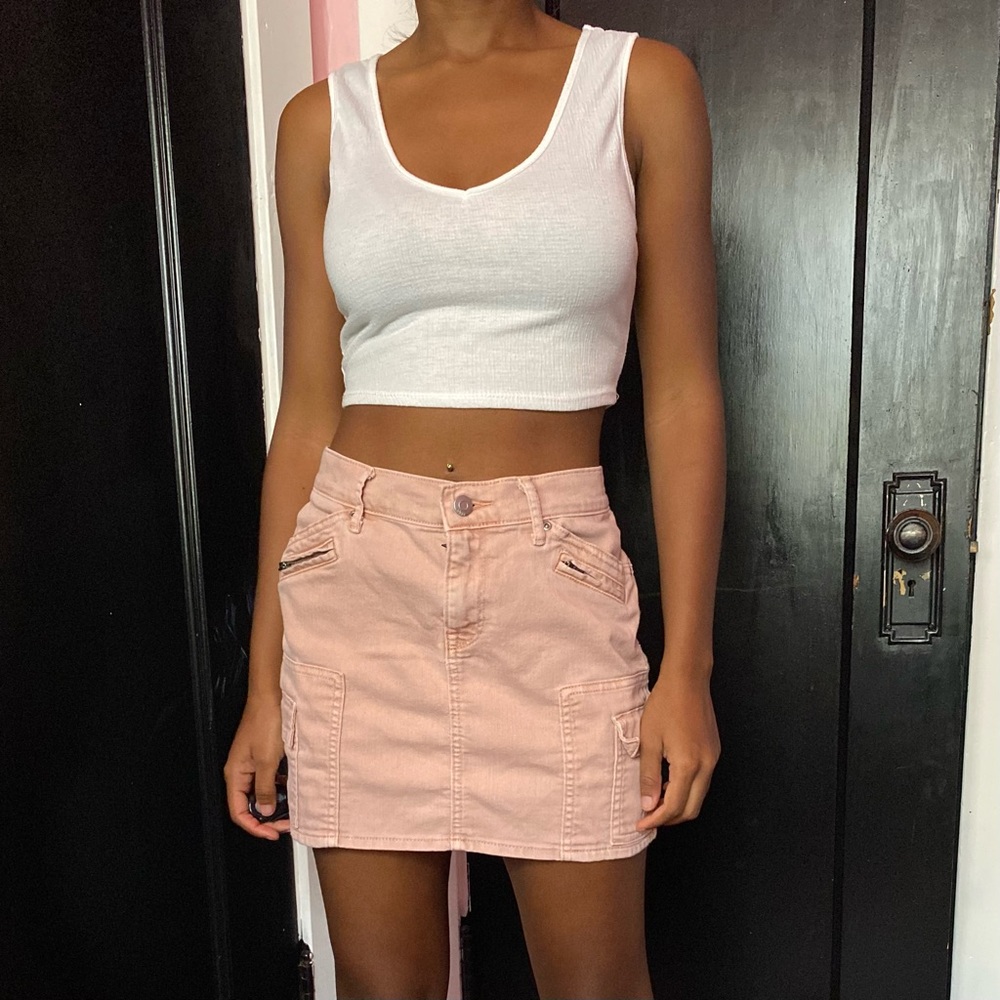 Gap Y2k Light pink cargo mini skirt - Picture 3 of 5